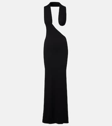 Impossible asymmetric jersey gown | Tom Ford