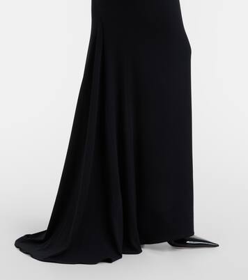 Impossible asymmetric jersey gown | Tom Ford