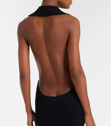 Impossible asymmetric jersey gown | Tom Ford