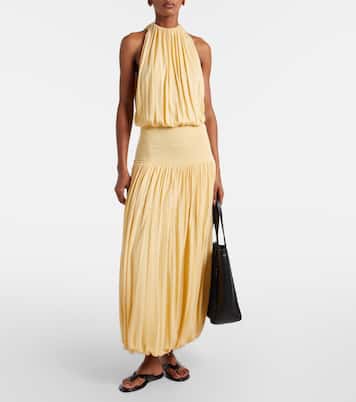 Croc-effect leather thong sandals | Le Monde Béryl