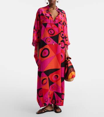 Occhi silk twill kaftan | Pucci
