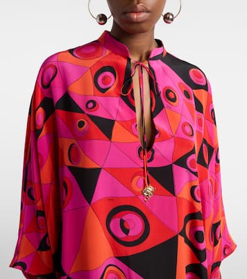 Occhi silk twill kaftan | Pucci