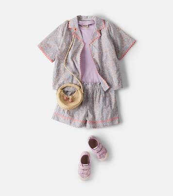 Ensemble chemise et short Vilma en coton à fleurs | Wheat