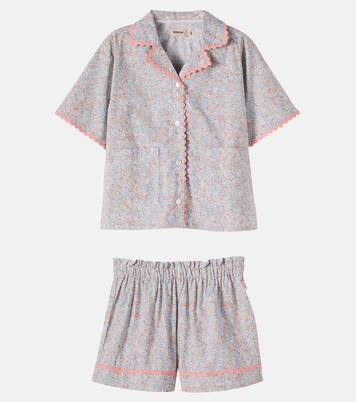 Ensemble chemise et short Vilma en coton à fleurs | Wheat