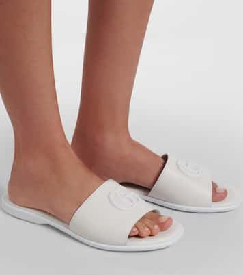 Mules Double G en cuir | Gucci