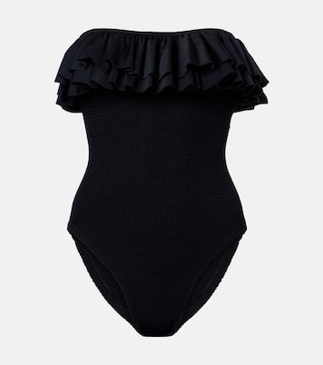 Eloise ruffled swimsuit | Hunza G