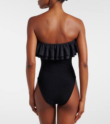 Eloise ruffled swimsuit | Hunza G