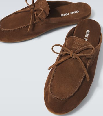 Suede mules | Miu Miu