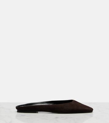 June suede mules | The Row