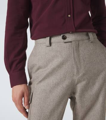Wool tapered pants | Brunello Cucinelli