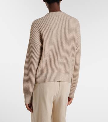 Ribbed-knit cashmere and wool-blend cardigan | Brunello Cucinelli