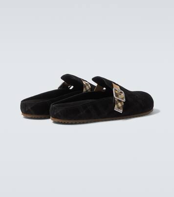 Clogs Urchin aus Veloursleder | Burberry