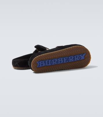 Clogs Urchin aus Veloursleder | Burberry
