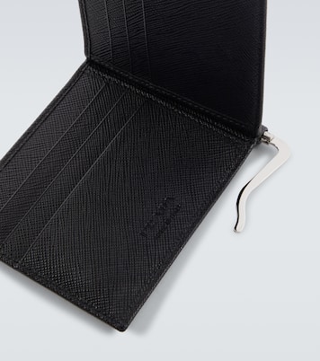 Saffiano 메탈 머니 클립 지갑 | Prada