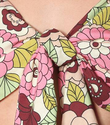 Top raccourci imprimé en coton | Dodo Bar Or