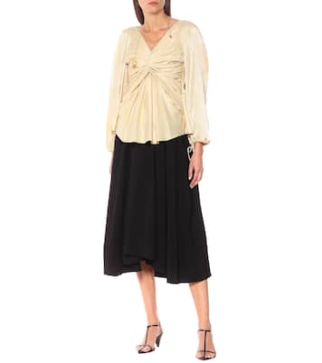 Top aus Satin | Jil Sander