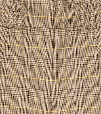 Checked stretch-cotton pants | Brunello Cucinelli Kids