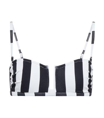 Haut de bikini Jenna rayé | Alexandra Miro
