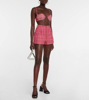 Embellished wool-blend bra | Area