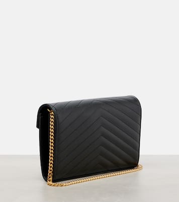 Portemonnaie mit Kettenriemen Cassandre aus Matelassé-Leder | Saint Laurent