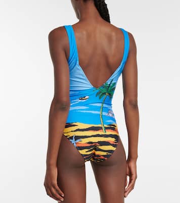 Bedruckter Badeanzug | Ganni