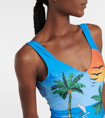 Bedruckter Badeanzug | Ganni