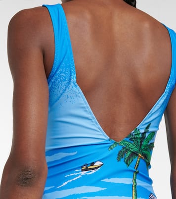 Bedruckter Badeanzug | Ganni