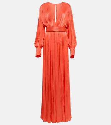 Racine Lurex®  georgette jumpsuit | Costarellos