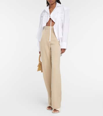 Hemd La Chemise Amaro aus Popeline | Jacquemus