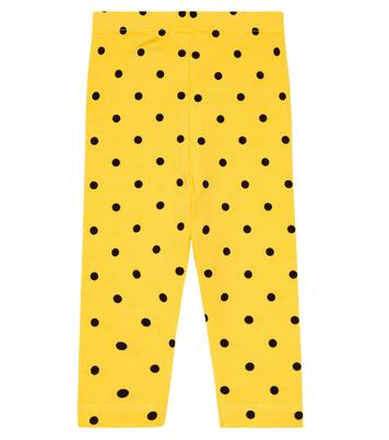 Baby polka-dot jersey leggings | Mini Rodini