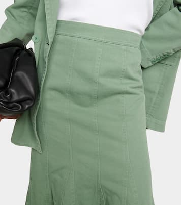 Falda larga flared de algodón | Max Mara