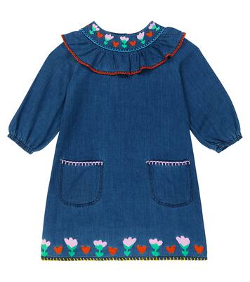 Embroidered denim dress | Stella McCartney Kids