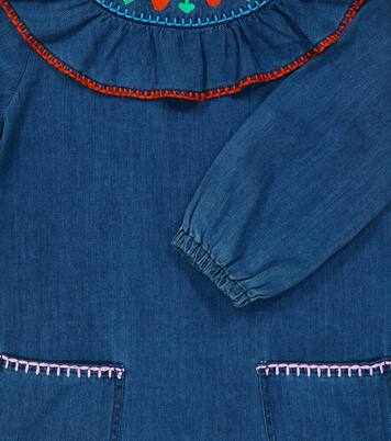 Embroidered denim dress | Stella McCartney Kids