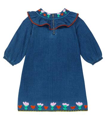 Embroidered denim dress | Stella McCartney Kids