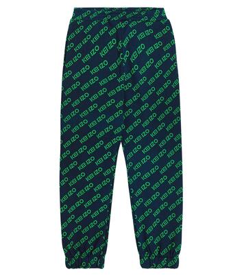 Logo cotton sweatpants | Kenzo Kids