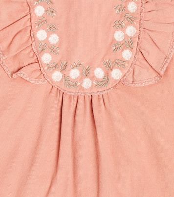 Baby - Abito in cotone con ricamo e stampa | Tartine et Chocolat