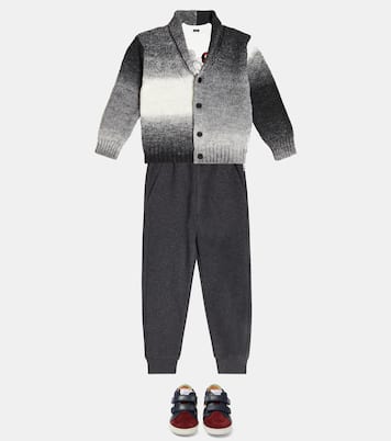 Mousse Easy Top leather and suede sneakers | Pom d'Api