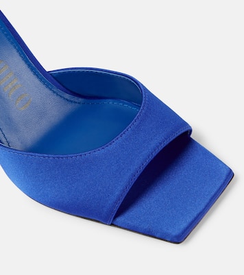 Pantoletten Mini Devon 85 aus Satin | The Attico