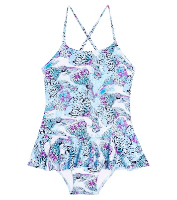 Grilly ruffle-trimmed swimsuit | Vilebrequin Kids