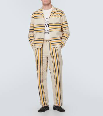 Namesake striped cotton shirt | Bode
