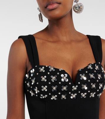 Verzierte Robe Bianca | Rebecca Vallance