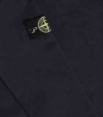 Compass cotton hoodie | Stone Island Junior