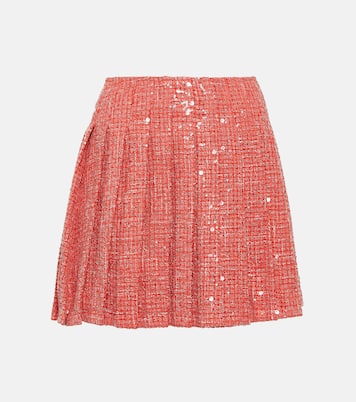 Minirock aus Bouclé mit Pailletten | Self-Portrait