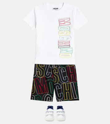 Set de camiseta y shorts de algodón | Moschino Kids