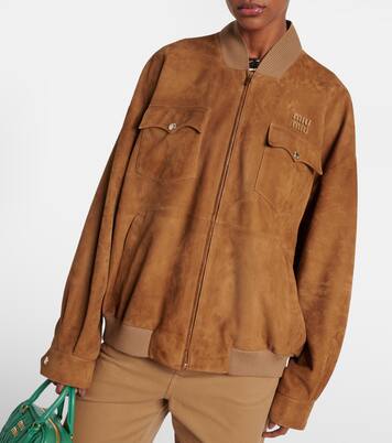 Jacke aus Veloursleder | Miu Miu