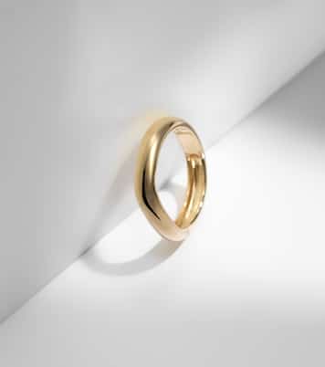 Anello Bold Merge in oro 14kt  | Stone and Strand