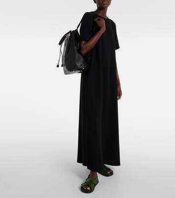 Buckle woven leather slingback sandals | The Row