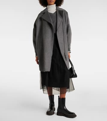 Oversized cashmere car coat | Brunello Cucinelli