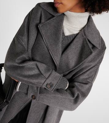 Oversized cashmere car coat | Brunello Cucinelli