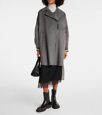Oversized cashmere car coat | Brunello Cucinelli